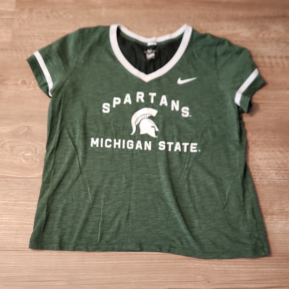 Nike Michigan State Spartans Green T-Shirt